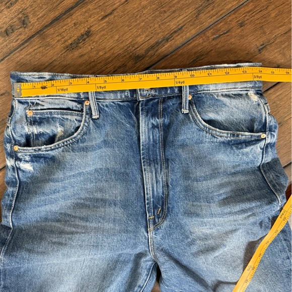 MOTHER Superior Denim High Waisted Tunnel Vision Sneak size 26 - Picture 10 of 15